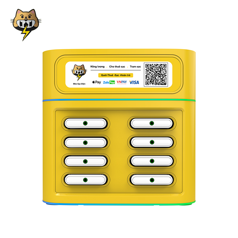 8 cổng Sạc dự phòng chia sẻ